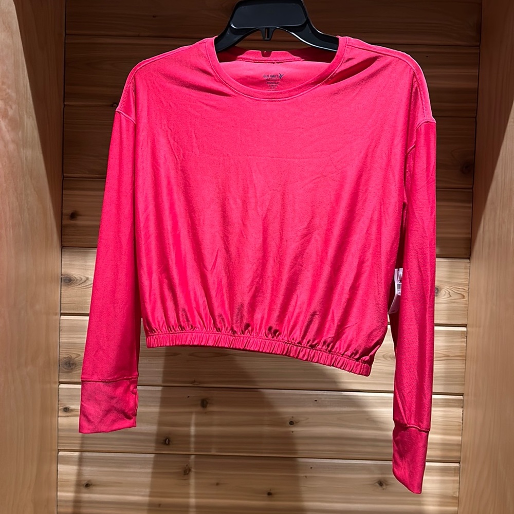 NWT Old Navy Active crop yoga top